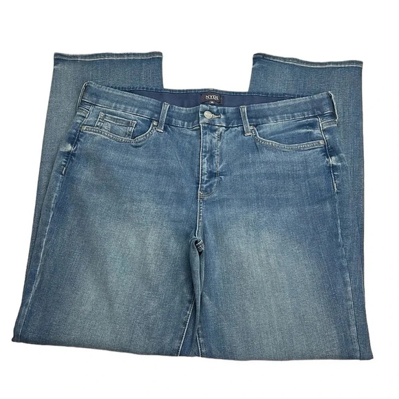 NYDJ NWOT Women’s XL Waist-Match Lift x Tuck Technology Marilyn Straight Jean - Picture 2 of 12